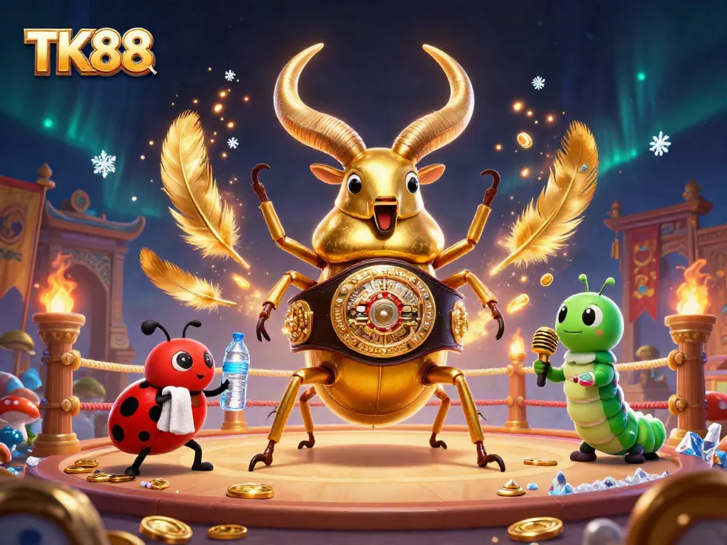Immerse yourself in TK88's vibrant gaming world, featuring engaging characters and dynamic casino elements.
